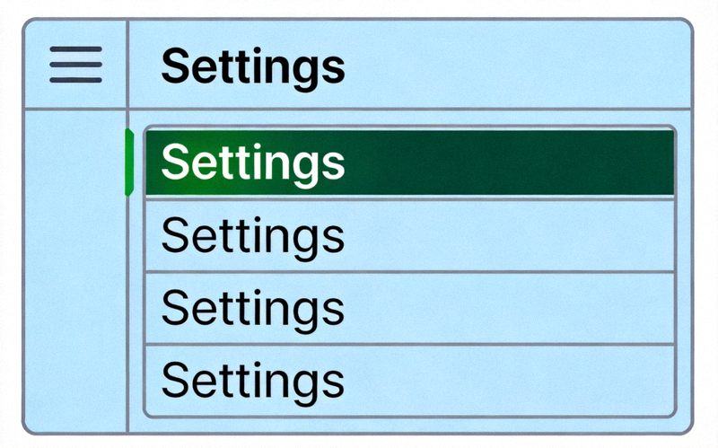 Telegram桌面版左上角菜单中Settings设置选项位置示意图